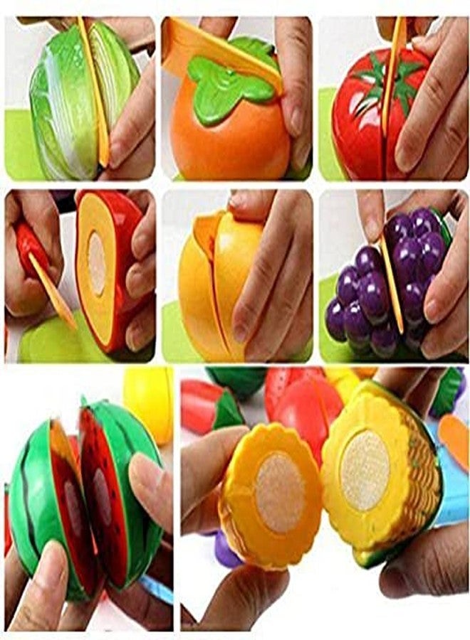 KITIKITTZ KITI KITS® Real Time Cutting Food and Vegetable Play Set (Fruit) - Image 2